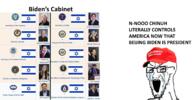 bloodshot_eyes cap clothes country crying donald_trump glasses hat israel judaism maga open_mouth politics screaming soyjak star star_of_david stretched_mouth stubble text united_states variant:soyak // 2080x1080 // 1.4MB