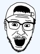 behind_the_meme behindthememe glasses mustache open_mouth stubble youtube youtuber // 712x963 // 25.7KB