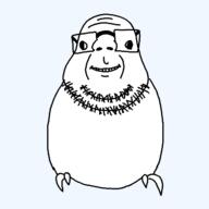 beard bird closed_mouth glasses nose smile variant:budgiejak // 640x640 // 13.6KB