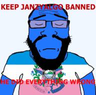 'nished ban banned_user janzyalgo_(namefag) janzyalgo_exposed_as_a_pedo janzyalgo_is_a_creep janzyalgo_is_dcnfy subvariant:science_lover variant:markiplier_soyjak // 828x817 // 250.1KB