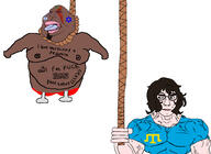 ai_slop allah amputee angry astrofene_(namefag) big_breasts blood bloodshot_eyes bone brown_eyes brown_hair brown_skin closed_mouth crimean_tatar crying exposed_bone fat flag:crimean_tatar flag:israel flying flying_nigger glasses gore gynaecomastia hand hanging holding_object holding_rope islamic israel keep_taking_lzzzzzzzz kratos meta:ai_generated morbidly_obese mudslime mutilation nigger nipple obese open_mouth pale_skin pedophile queen_of_spades red_sclera rope shahada shitskin soyjak subvariant:muscular_chud tongue tongue_out variant:chudjak variant:meximutt warrior-z_(user) white_skin // 1920x1400 // 798.7KB