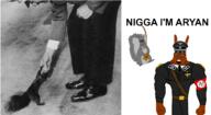grey_squirrel jewish_star jews jude muscles nazi_arm_band nazi_swastika nazism rope squirrel variant:feraljak // 1648x900 // 736.6KB