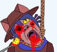 blood gore niko_(oneshot) oneshot rope variant:bernd // 1018x937 // 51.1KB