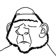 closed_eyes clothes ear hair hat islam its_over sad soyjak stubble taqiyah text unibrow variant:ishish_soyak_ears // 750x750 // 35.4KB