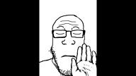 21st_century_humor angry ass balding beard closed_eyes closed_mouth clothes glasses hand holding_object irl milk music naked neutral nigger punisher_face red_skin sample_text smile sound stubble subvariant:neutralplier subvariant:science_lover text thug_hunter tshirt twerk variant:markiplier_soyjak video vine wifi // 1280x720, 6.4s // 2.4MB