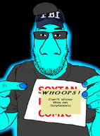 big_nose closed_mouth clothes epx7fclhdrp_(namefag) fed federal_bureau_of_investigation gill_koyim_(namefag) glasses glowing hand hat holding_object judaism kike kippah meta:namefags nail_polish no_mouth sign soyjak stubble subvariant:nuplier template trend:glowie variant:markiplier_soyjak // 676x913 // 153.4KB