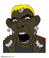 animated black_skin ear hand heart meta:leaky nails nate nate_higger's_distant_cousin_(cape_rrackers) piercing poyopoyo soyjak_party subvariant:hunky_twink_sex_machine subvariant:spadeson urouro variant:bernd variant:cobson variant:impish_soyak_ears variant:soyak yellow_hair // 336x400 // 707.7KB