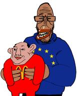 amerimutt flag:european_union holding_object mcdonalds nas:amerimutt subvariant:chudjak_amerimutt subvariant:euromutt variant:chudjak variant:markiplier_soyjak // 1640x2048 // 369.3KB