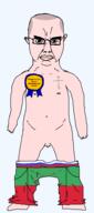 arrow award balding bayonet bow christianity eastern_orthodox flag flag:russia flag:zaporizhzhia_oblast full_body glasses gun hair naked nsfw oblast orthodox_cross penis russia russo_ukrainian_war skinhead small_penis soyjak subvariant:chudjak_front subvariant:obsessedchud text transparent transparent_background ukraine underpants variant:chudjak war white_skin zaporizhzhia_oblast // 848x1911 // 61.8KB