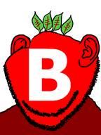 b_(letter) blood_type_b broot ear emoticon leaf letter no_face red_skin series:brootmoji stubble text transparent_background variant:impish_soyak_ears // 598x800 // 18.5KB