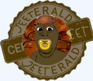 accessory baby badge black_skin brown_skin caca closed_mouth deformed diarrhea distorted glasses india indian jeet jeeterald meta:template nigger pacifier pajeet poop shitskin soyjak stamp stubble subvariant:emmanuel text variant:gapejak // 348x301 // 117.5KB