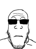 closed_mouth glasses neutral soyjak stubble subvariant:neutralplier sunglasses variant:markiplier_soyjak // 599x799 // 104.8KB