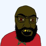 angry arab beard brown_skin flag:morocco glasses islam morrocan mudslim mudslime mustache muzzie north_africa pantone_448_c pisslam shitskin subvariant:tetojak variant:feraljak // 550x550 // 28.8KB