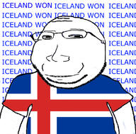 Icelandwon flag iceland icelandic subvariant:massjak subvariant:wholesome_soyjak variant:gapejak // 800x789 // 418.6KB