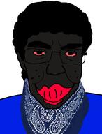 afro bandana crips_(gang) jartycuck subvariant:patrick variant:chudjak // 720x949 // 318.3KB