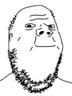 balding closed_mouth elderly gramps hearing_aid old smile soyjak stubble variant:gapejak // 600x800 // 20.1KB