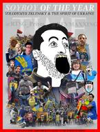 3soyjaks adolf_hitler bad_teeth ear glasses hair open_mouth reddit stubble twitter variant:chudjak variant:snoojak variant:soyak variant:unknown volodymyr_zelenskyy // 559x735 // 643.7KB