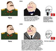 adolf_hitler britain communism crying fascism germany historical history joseph_stalin nazi_germany nazism soviet_union subvariant:mexiaryan united_kingdom variant:cryboy_soyjak variant:meximutt variant:soyak winston_churchill world_war_2 wwii // 3000x2700 // 274.0KB