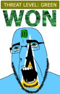 ahegao country emerald flag flag:saint_lucia gem glasses green green_eyes hair looking_up open_mouth saint_lucia schlog_color_event soyjak soyjak_blog stubble teeth text threat_level_green variant:cobson won // 721x1115 // 158.6KB