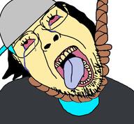 ackjak bambisona bowserjrvoicemelvine crying dave_and_bambi dead glasses hair hanging stubble variant:bernd // 760x704 // 253.0KB