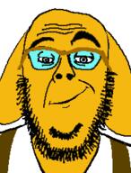 dog ear glasses janny raised_eyebrow smug variant:waljak // 206x271 // 11.0KB