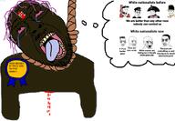 ack award blood bloodshot_eyes brown_skin brown_troonjak clitty_leakage crying hanging india indian pajeet purple_hair rope thinking tranny troon variant:bernd variant:chudjak variant:soyak variant:zoomer wojak // 1080x748 // 212.2KB