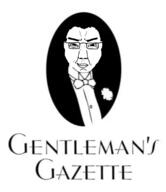 black_and_white bowtie corsage gentleman's_gazette glasses logo smile smug subvariant:chudjak_front tuxedo variant:chudjak // 1513x1753 // 352.2KB