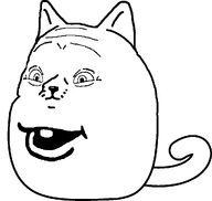 animal cat cat_ear ear forehead_lines nose open_mouth snout soyjak subvariant:gapecat tail tooth transparent_background variant:vlodson vlodson_will_always_be_a_gem whiskers // 1024x970 // 10.3KB