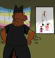 afghanistan arabic_text artist:satoko_fans_arent_white batman batman_(series) beard blue_eyes buff closed_mouth effortson flag flag:iraq flag:minor_attracted_person flag:norway flag:taliban goatee god_of_war hair hello_my_name_is_(sticker) iraq kratos map_(pedophile) norway pedophile shahada shitskin smile soyjak subvariant:mexiaryan taliban text trend:aryan variant:meximutt video_game warrior-z_(user) // 978x1038 // 99.8KB