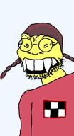 asian braids brown_hair closed_eyes clothes female glasses madotsuki stubble teeth variant:soykio_kid video_game yellow_skin yume_nikki // 624x1157 // 42.3KB