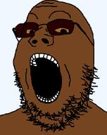 bbq_sauce brown_skin glasses meta:namefags mouth_open variant:gapejak // 540x681 // 30.2KB