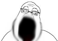 big_mouth deformed glasses no_nose stubble variant:brightson // 835x585 // 111.8KB