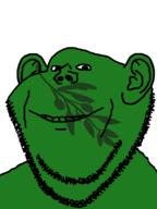 beard foss green green_skin hair logo olive open_source program program_(video_editing) smile soyjak stubble variant:impish_soyak_ears // 598x800 // 33.8KB