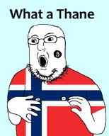 arm country flag flag:norway glasses hand nipple norway open_mouth soyjak stubble tattoo text thane variant:norwegian // 723x900 // 39.5KB
