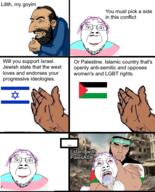 ack brown_skin choke_hold choking foaming_at_the_mouth happy_merchant islam israel jews judaism mehmet_my_son meme muslims nas:happy_jewish nas:merchant palestine smile subvariant:pol_face text tongue tranny variant:bernd variant:chudjak // 485x601 // 263.1KB
