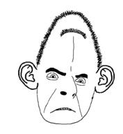 ear eyebrows eyes frown gritting_teeth hair head nose upside_down variant:cobson // 917x994 // 57.5KB