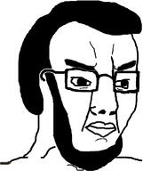 angry beard glasses hair richard_wagner soyjak variant:chudjak // 645x770 // 37.4KB