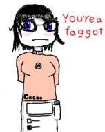 avengers beanie blue_eyes blush full_body glasses hair hands_behind_back nintendo nintendo_switch text variant:soytan video_game // 390x494 // 53.5KB