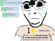 big_eyes biting_lip brimmiest_comments_section☣️☣️☣️_do_not_enter☣️☣️☣️ catholicism closed_mouth comments fastest_brapped_up_post_⚠️⚠️⚠️ glasses heart i_love i_would_never islam judaism low_effort niggers olgol_(spadedfaggot) religion slut spade star_and_crescent stubble subvariant:hydrocephason text variant:cobson white_background white_skin // 800x600 // 229.9KB