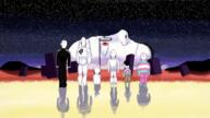 anime art beach cargo_shorts chud cube giant glasses island laying_down nazism neon_genesis_evangelion night queen_of_spades red_eyes sand sea sitting sky soyjak soypocalypse spade standing staring stars stubble swastika the_end_of_evangelion third_impact track_suit tranny transgender_flag variant:bernd variant:chudjak variant:cobson variant:gapejak variant:impish variant:kuzjak white_skin // 2560x1440 // 4.3MB