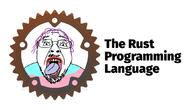 flag glasses hair mustache open_mouth programming purple_hair rust_(programming_language) soyjak stubble text tongue tranny variant:bernd yellow_teeth // 1055x607 // 207.6KB