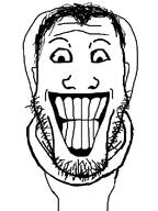 hair open_mouth skibidi_toilet soyjak stubble toilet variant:markiplier_soyjak // 600x800 // 19.0KB