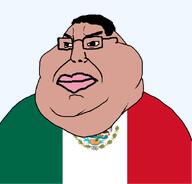 angry brown_skin glasses merge mexico meximutt obese satoko_houjou(namefag) subvariant:chudmutt variant:chudjak variant:meximutt // 888x849 // 47.0KB