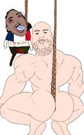 bloodshot_eyes broly_culo country flag flag:france flag:transgender_pride_flag france i_love nigger open_mouth rope stubble text variant:alicia variant:bernd yellow_teeth // 828x1326 // 156.3KB