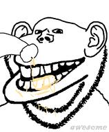 awesome cheeky cum laughing meta:pornographic_content nsfw porn slut smile troll trollface variant:impish_soyak_ears // 596x726 // 48.4KB