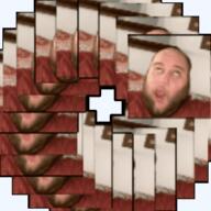2019 3dgifmaker animated beard closed_mouth clothes distorted ext=gif fat fat_duel glasses irl open_mouth red_tshirt schizo soyboy subvariant:fatjak_irl tshirt variant:fatjak // 250x250 // 1014.3KB