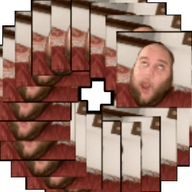 2019 3dgifmaker animated beard closed_mouth clothes distorted ext=gif fat fat_duel glasses irl open_mouth red_tshirt schizo soyboy subvariant:fatjak_irl tshirt variant:fatjak // 250x250 // 1014.3KB