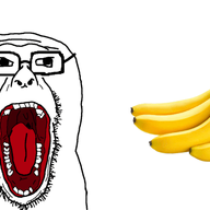 animal animated banana ear excited glasses monkey open_mouth stubble variant:monkeyjak // 780x468 // 102.8KB