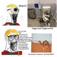 camel crying dialogue eyes_popping meta:ai_generated nate nonsense schizo smile text toilet variant:soyak wordswordswords ylyl_banana // 1500x1500 // 1.4MB