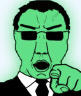 central_intelligence_agency fed glowing pointing pointing_at_viewer subvariant:chuddy variant:chudjak // 361x428 // 67.5KB